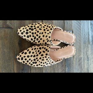 Madewell leopard slide mule